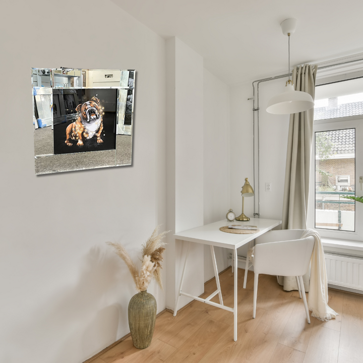 Crystal Adorned British Bulldog Display