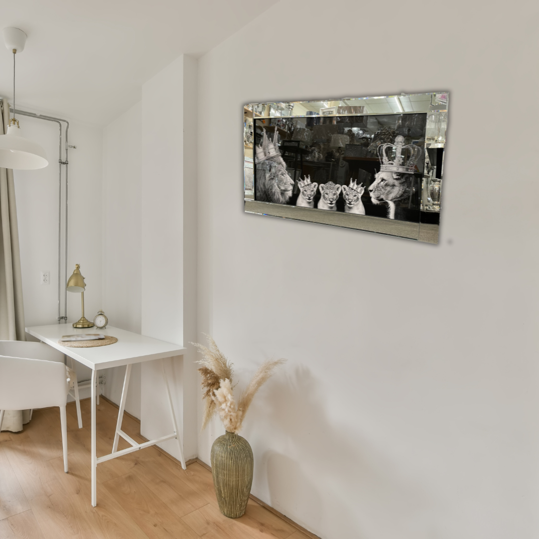 Regal Lion Family Wall Art