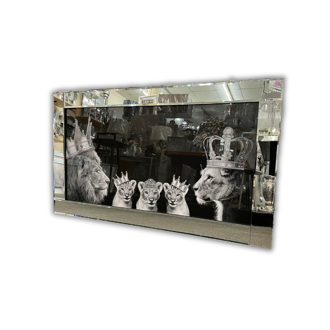 Regal Lion Family Wall Art