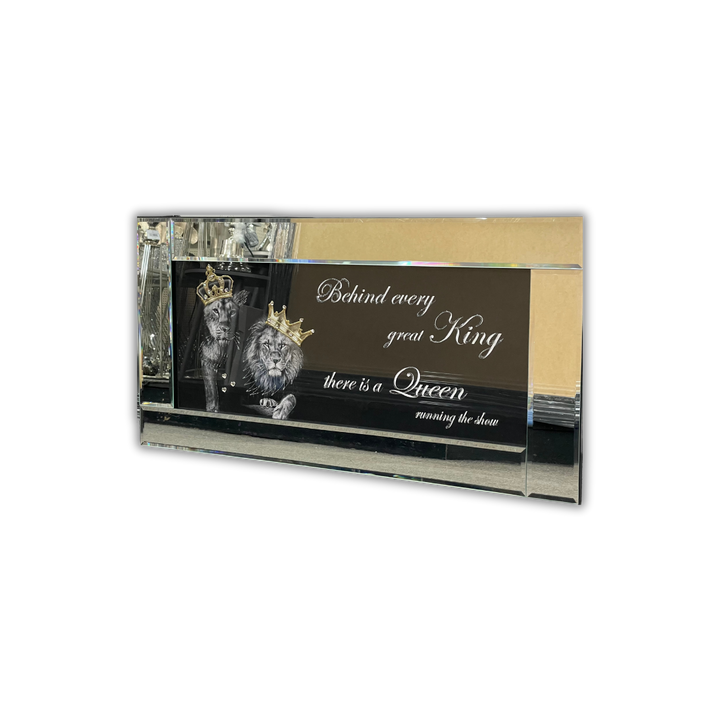 Royal King and Queen Lions Wall Art