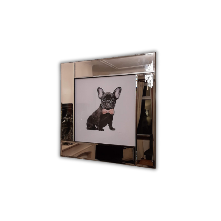 Dapper Black French Bulldog Wall Art