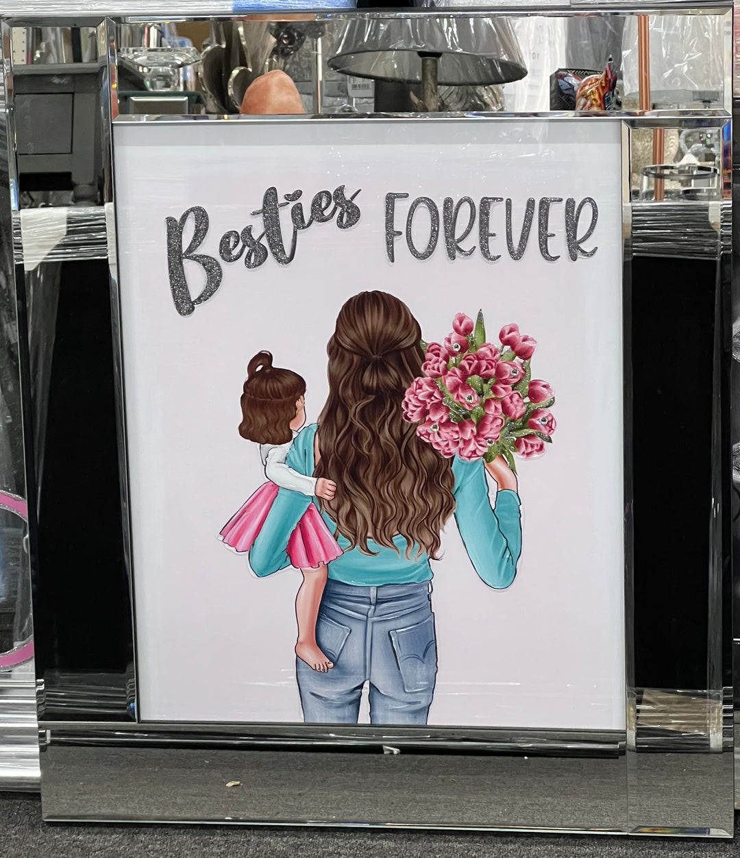 Besties Forever" Mum & Daughter Wall Art