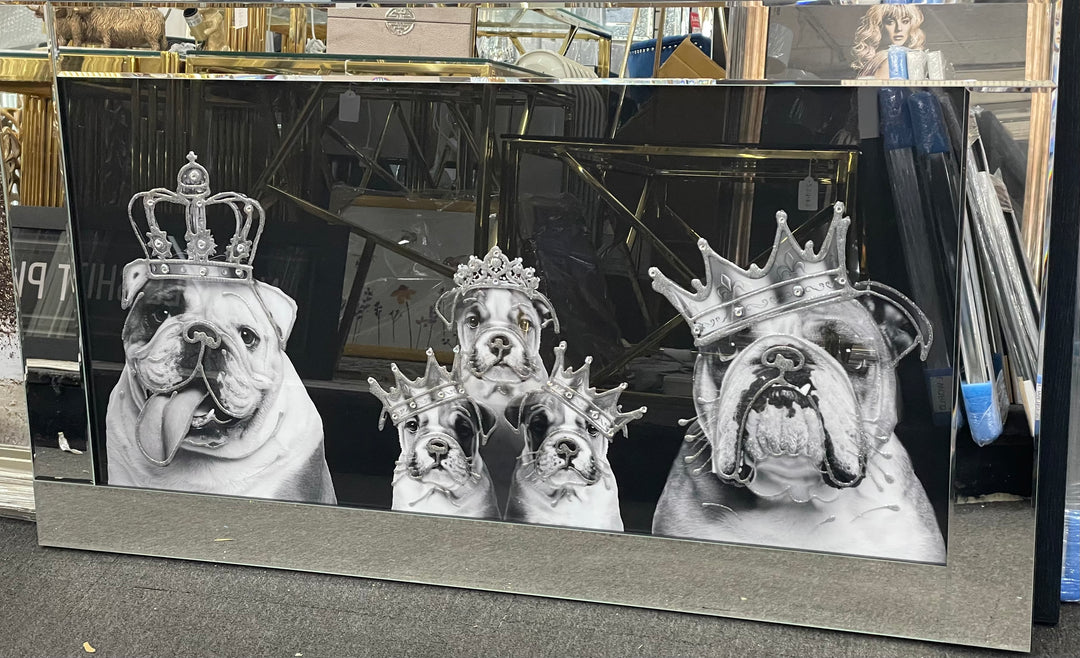 Bulldog Family Wall Art