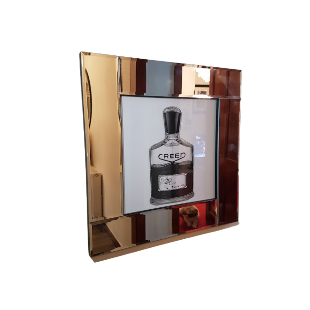 Creed Bottle Liquid Art with Crystals