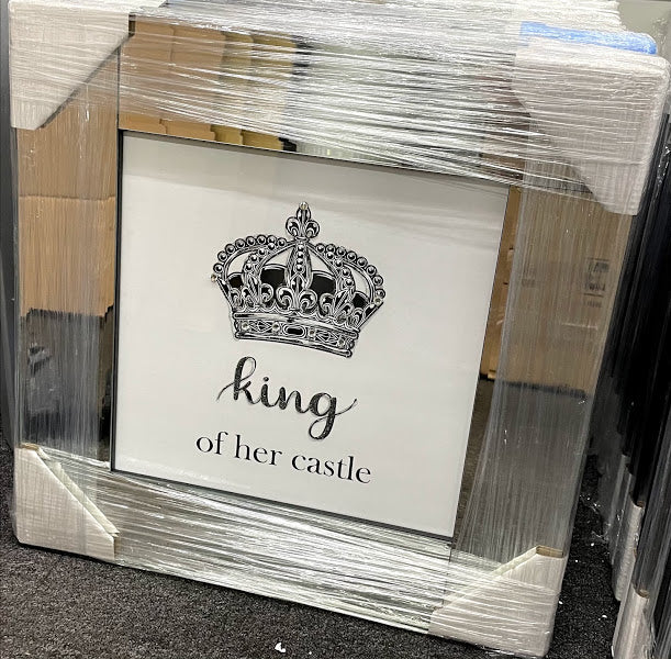 King of Her Castle Wall Art