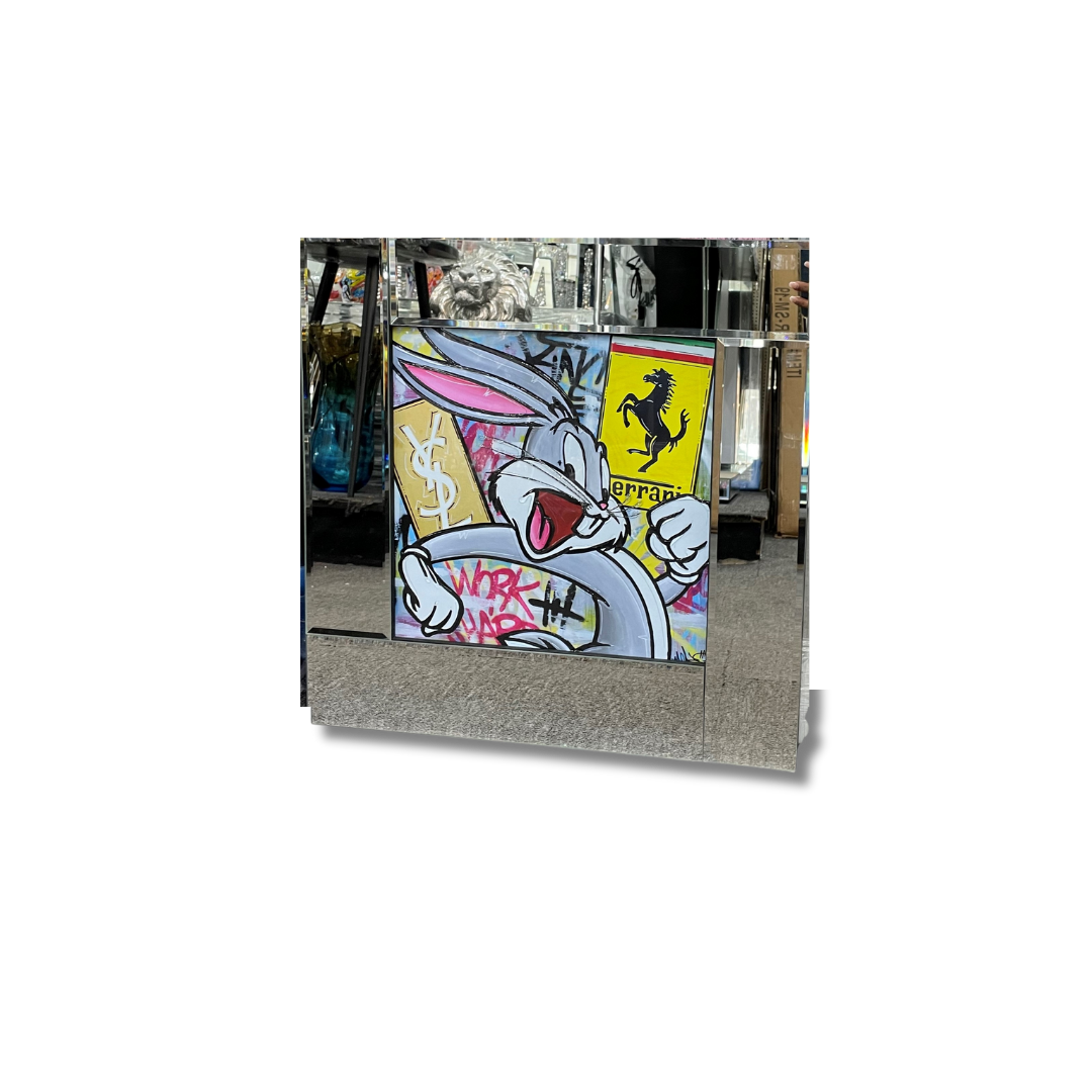 Liquid Art Bugs Bunny and YSL Wall Décor