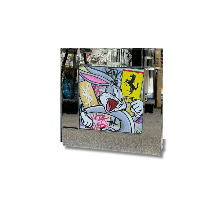 Liquid Art Bugs Bunny and YSL Wall Décor