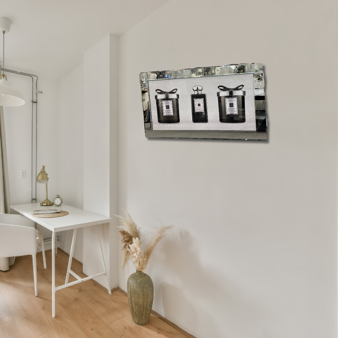 Jo M. Black Scented Candles & Cologne Décor