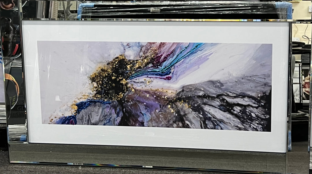 Multi-Colour Abstract Wall Art Décor Picture