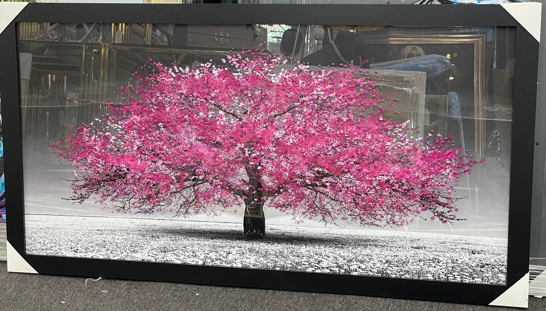 Pink Blossom Tree Wall Art