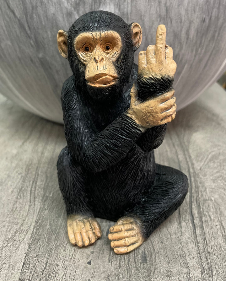 Monkey Rude Gester Rude Cheeky Monkey Decorative Ornament – The Home Interiors