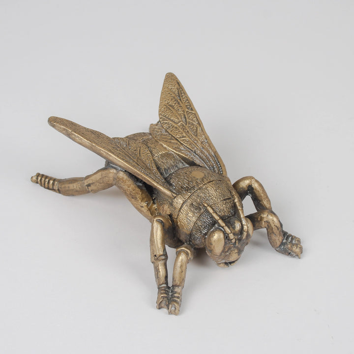 Bumble Bee Ornament – Decorative brass Gold Insect Sculpture