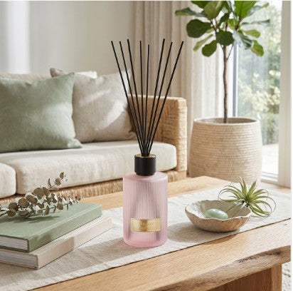 Frosted Ribbed Diffuser 1000ml – Elegant Home Fragrance Reed Diffuser