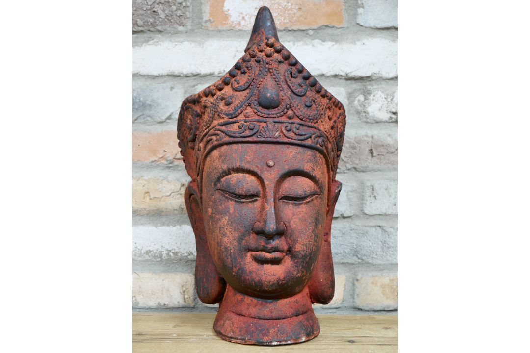 Buddha Head Decorative Sculpture | Serene Home & Garden Accent Ornament