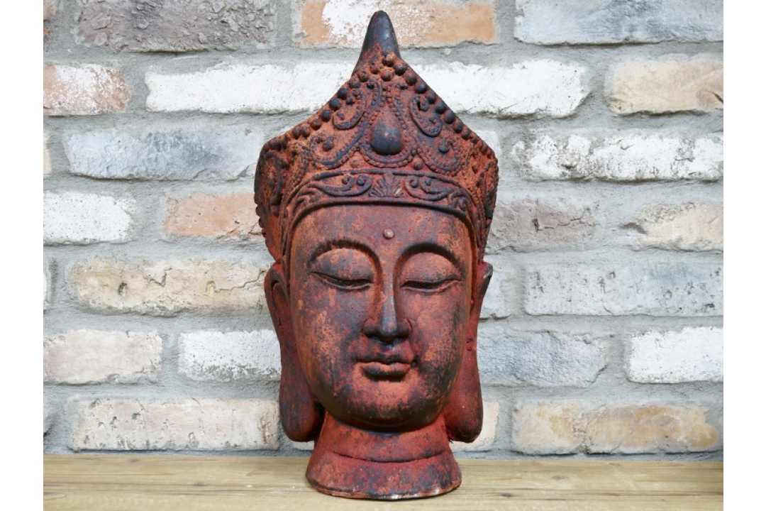 Buddha Head Decorative Sculpture | Serene Home & Garden Accent Ornament