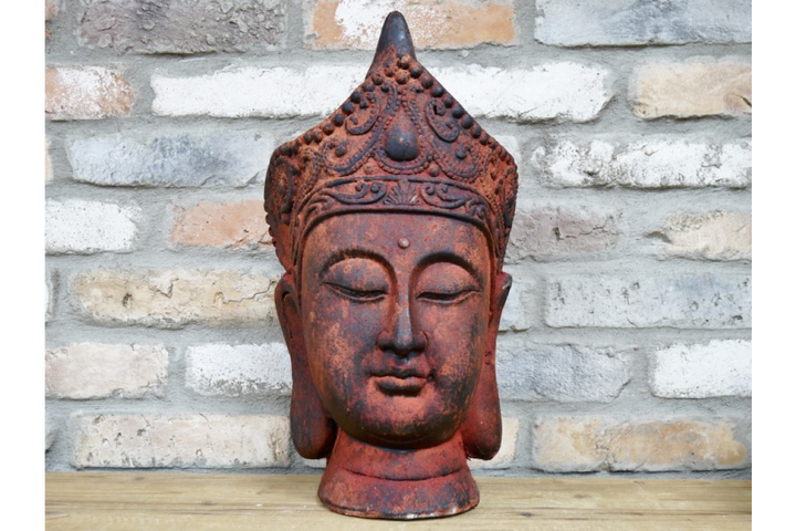 Buddha Head Decorative Sculpture | Serene Home & Garden Accent Ornament