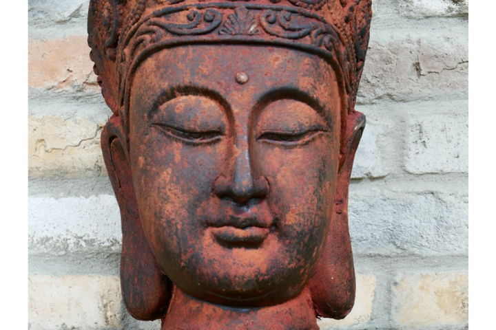 Buddha Head Decorative Sculpture | Serene Home & Garden Accent Ornament