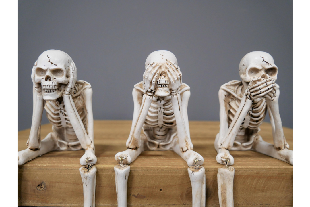 Silent Bones Trio – Hear No Evil, See No Evil, Speak No Evil Skeletons
