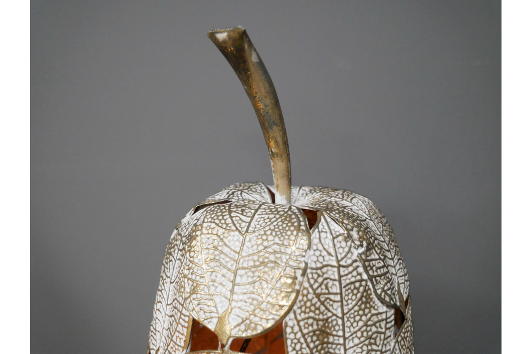 Pear & Apple Candle/tea light Holder fruit metal Ornament kitchen dinning Home Decor