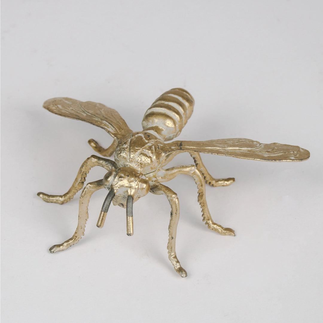 Dragon Fly Gold Figurine – Decorative Metal Ornament