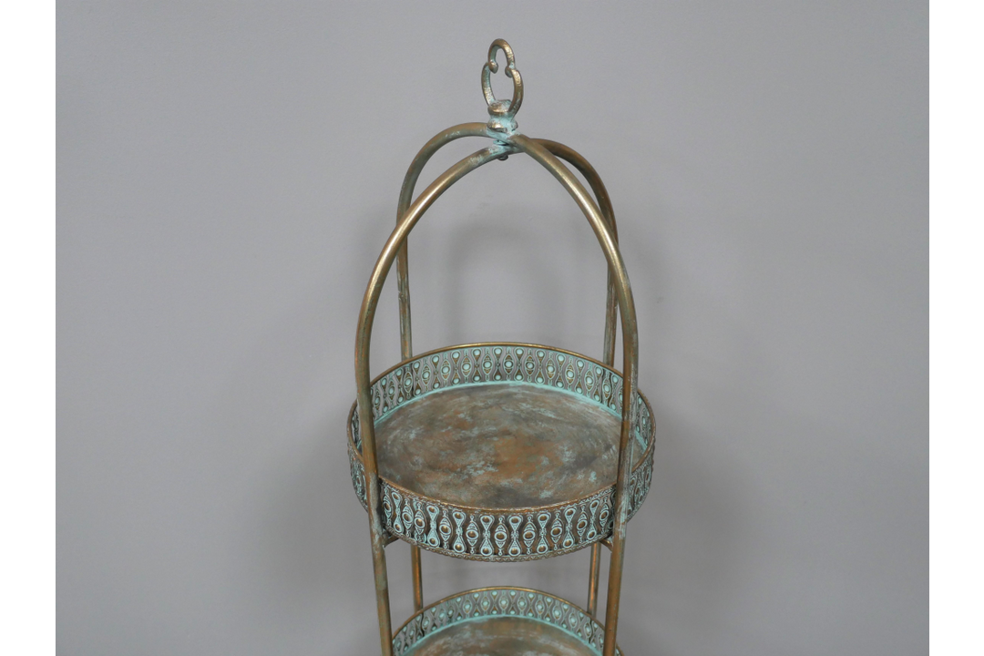 3 Tier Shelves | Decorative Metal Display Shelf for Home & Décor
