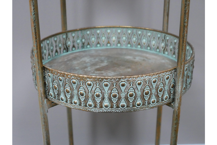 3 Tier Shelves | Decorative Metal Display Shelf for Home & Décor