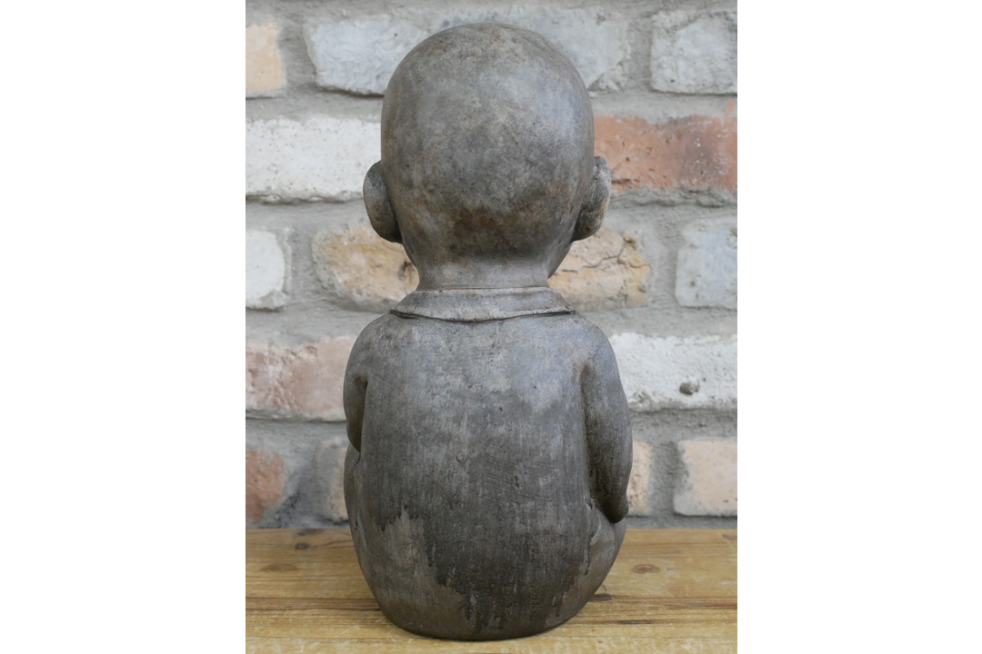 Sitting Small Buddha Tealight Holder Resin–Decorative Candle Holder for Home & Office