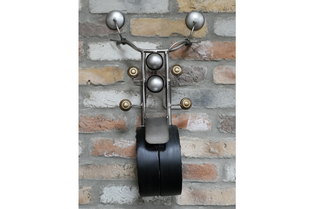 Motorbike Decorative Clock | Retro Motorcycle Style Wall & Table Timepiece