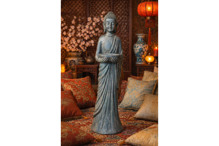 Large Buddha Statue – Zen Meditation Ornament for Home, Garden & Spiritual Décor