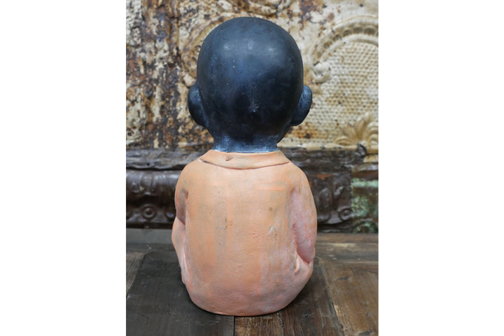 Sitting Small Buddha Tealight Holder Resin–Decorative Candle Holder for Home & Office