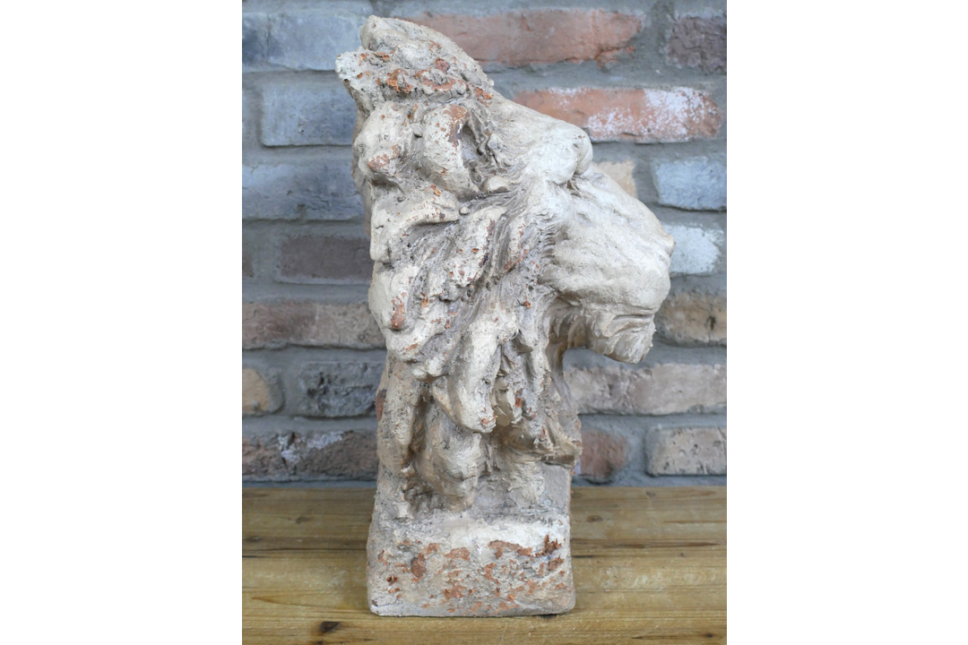 Lion Head Wall Art Sculpture – Realistic Animal Decor for Home & Garden