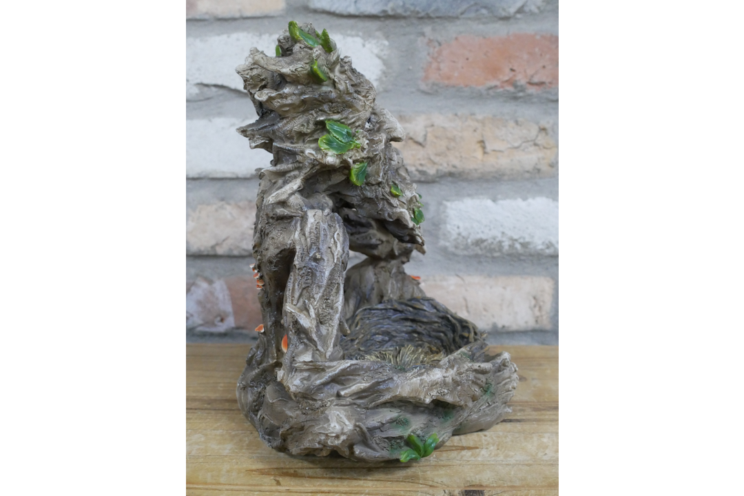Treeman Decorative Bird Feeder Garden Ornament – Rustic Tree Man Hanging Bird Feeder for Outdoor Garden & Patio Wildlife Decor