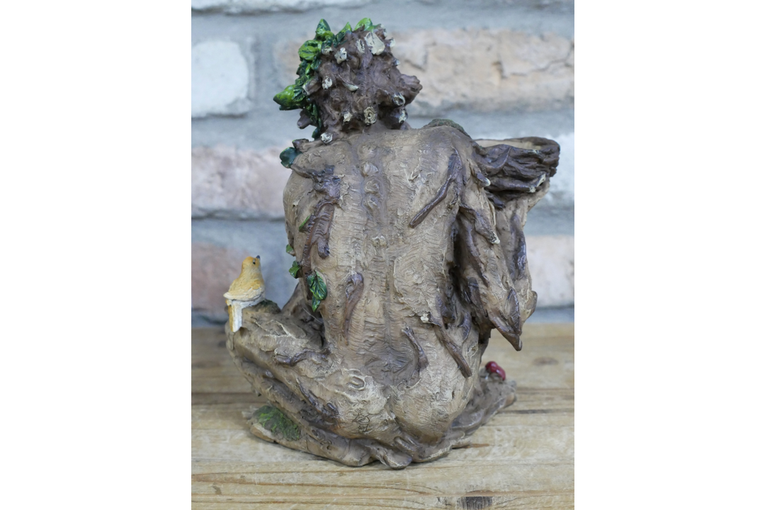 Treeman Decorative Figurine – Treeman Candle Holder & Bird Feeder Garden Ornament