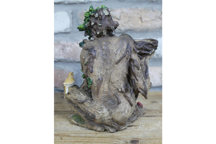 Treeman Decorative Figurine – Treeman Candle Holder & Bird Feeder Garden Ornament