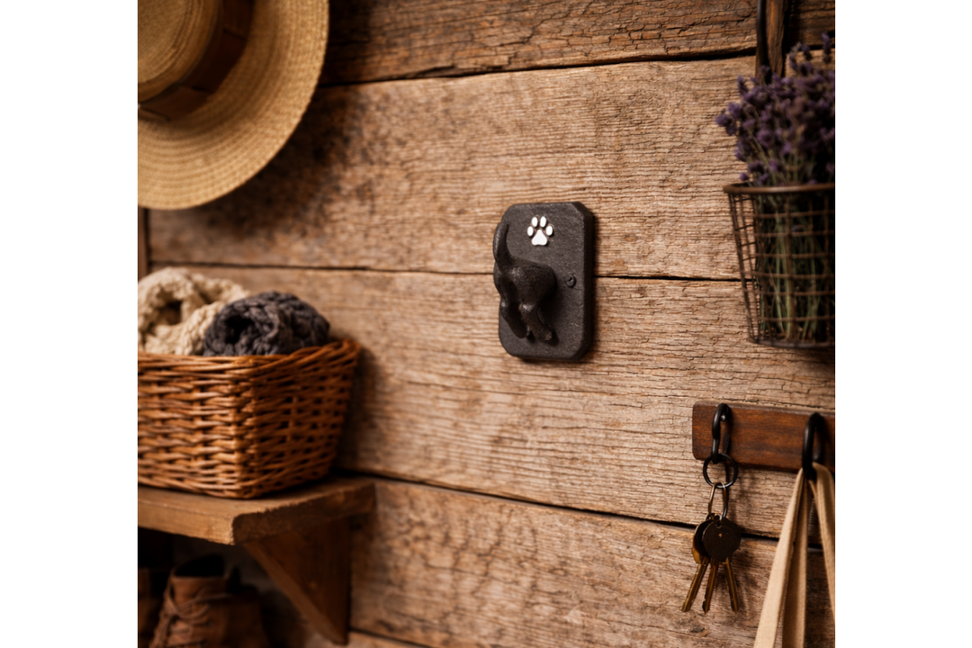 Dog Coat Hook Wall Hanger – Decorative Pet-Themed Hook for Home & Hallway