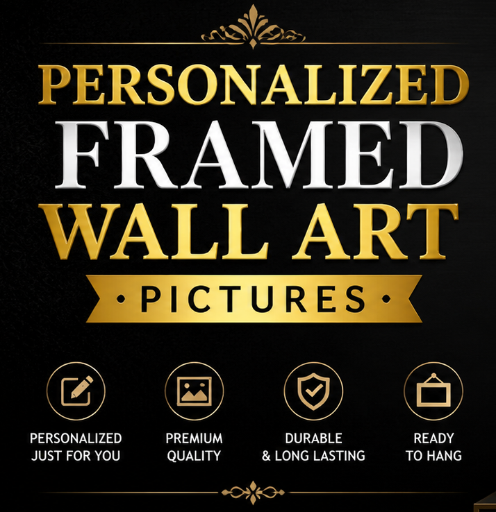 Personalized Framed Wall Art Just for You | Custom Wall Art Pictures | Choose Your Frame & We Create Your Design | Unique Personalized Home Decor