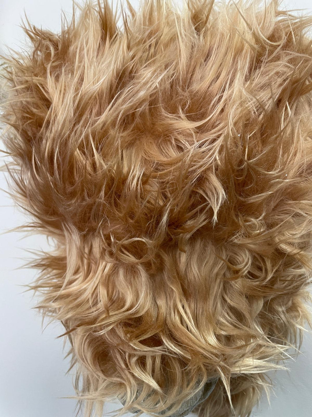 Woolly Highland Cow brown head wall mounted brown ornament