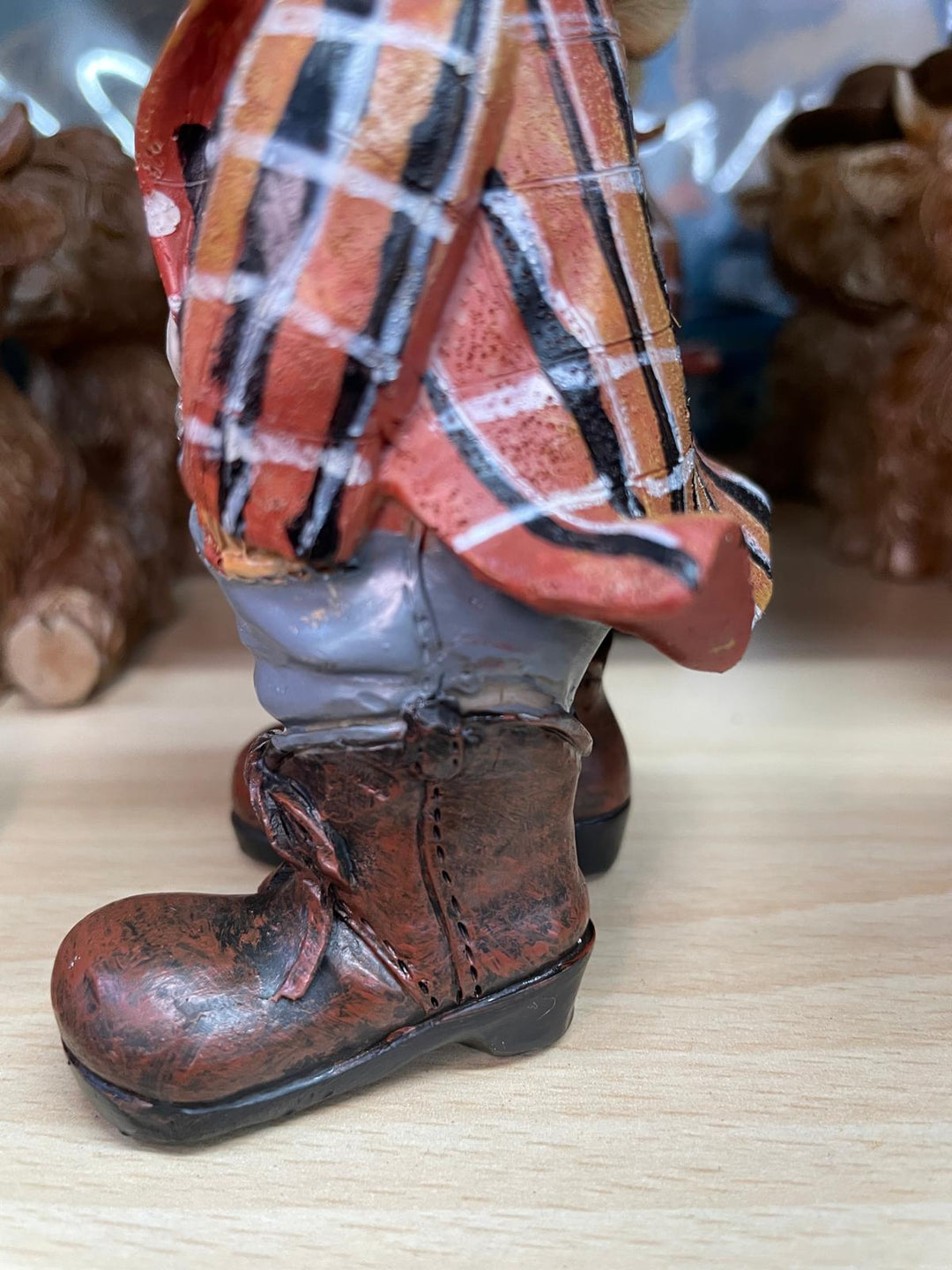 Brown Highland Cow with Cowboy hat Ornament