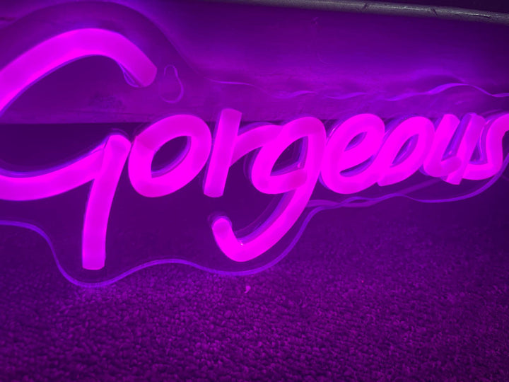 Drop Dead Gorgeous LED Pink Neon Light sgn
