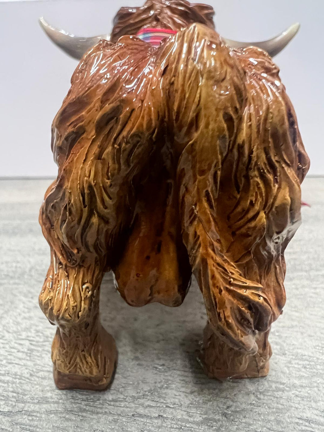 scottish Highland Cow brown Resin brown ornament