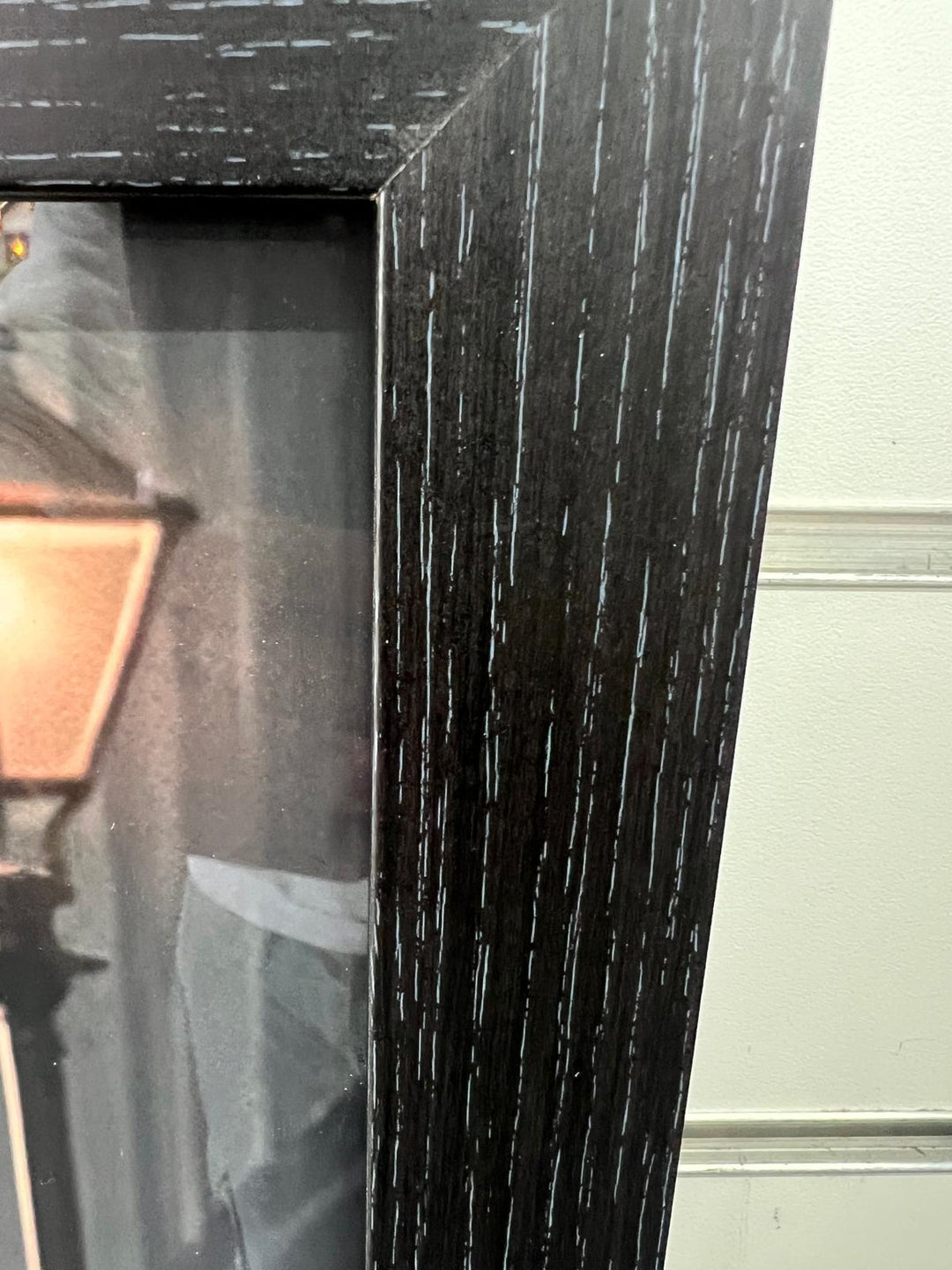 Black framed Dachshund dog in a suit & hat picture