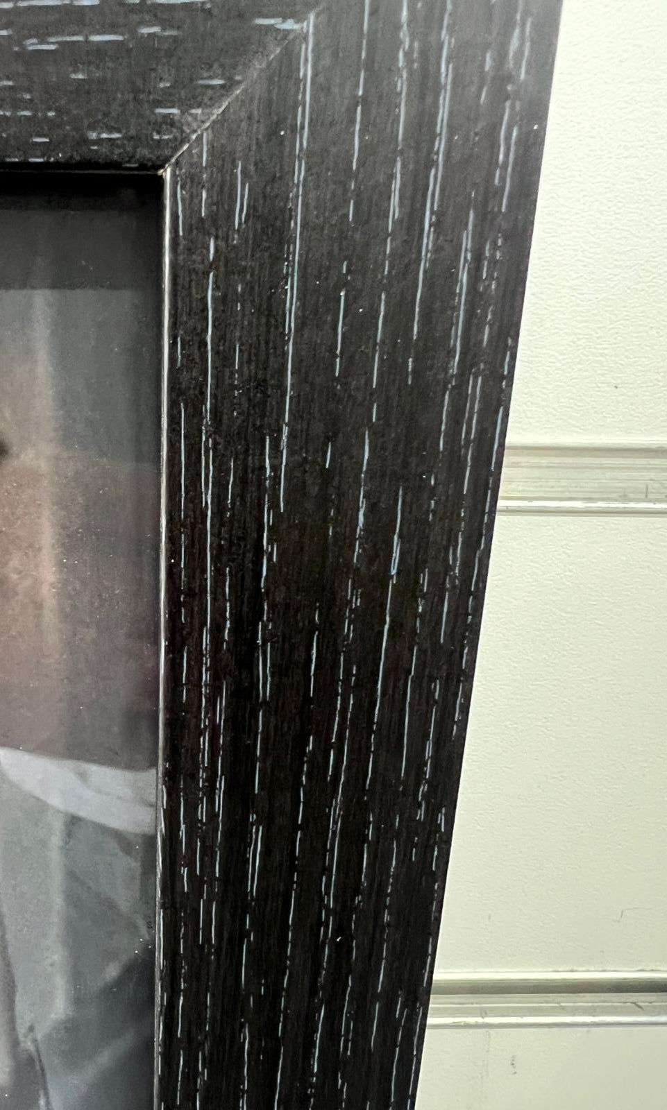 Black framed German Sheperd couple in suit picture
