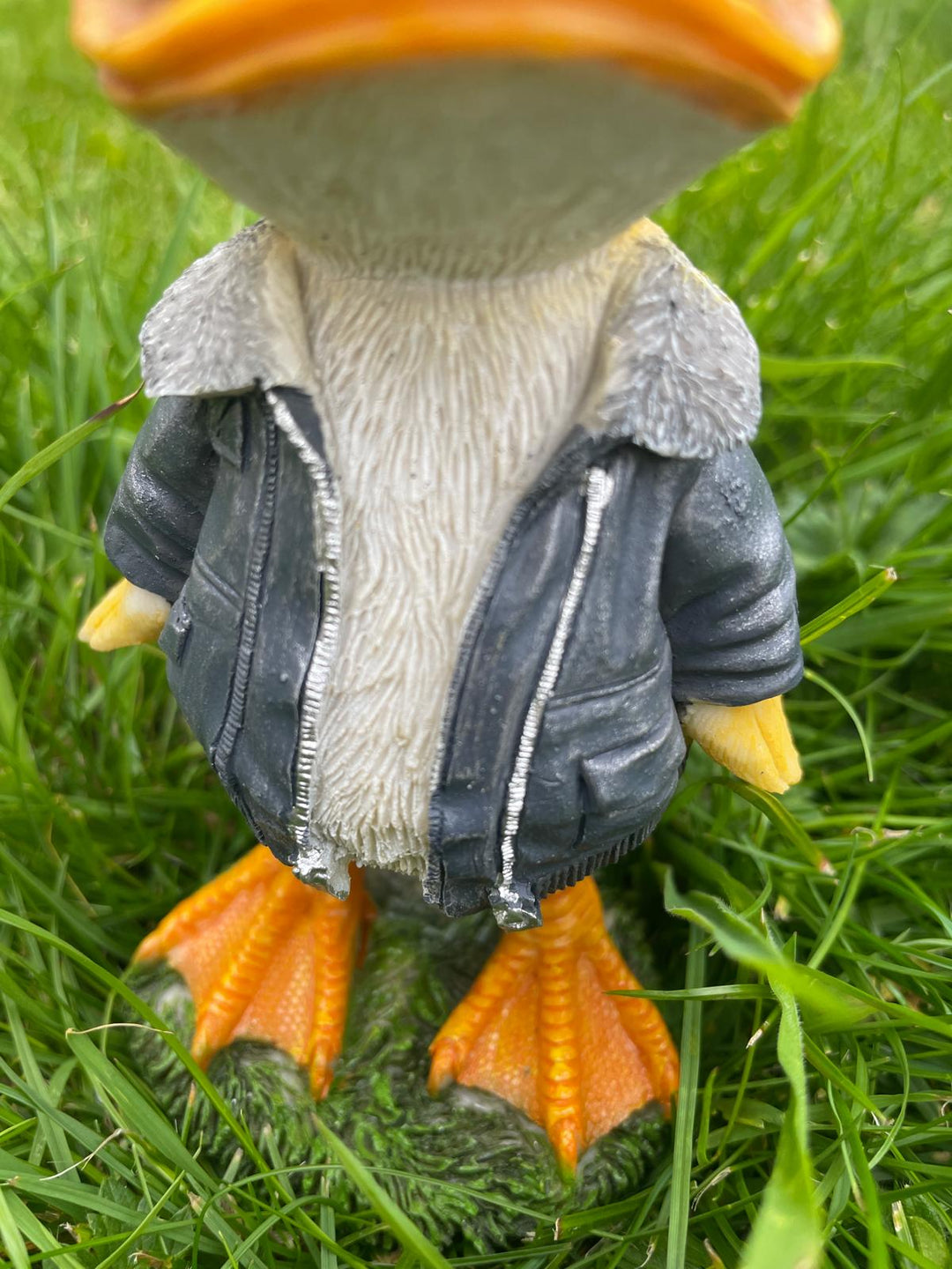 Cool ducks in shades on a stand garden ornaments