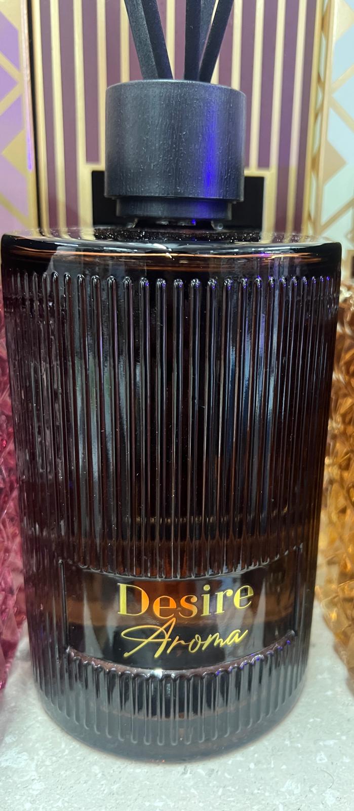 Reed Diffusers 1L Oud & Bergamot Luxury Crystal Glass Bottle Home Air Freshener