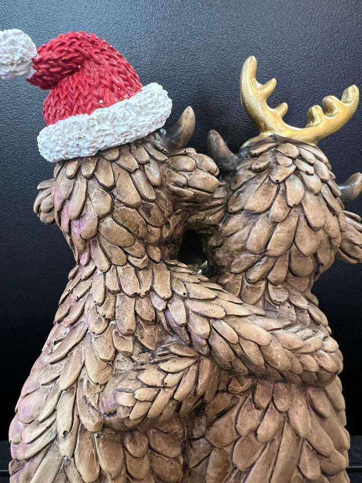 Highland Cows seasonal Christmas Festive cheer Resin Decorative Ornaments