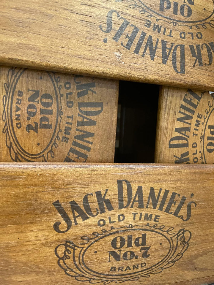 Wooden Crates Bottle display Rustic Natural Finish (S/M Size)