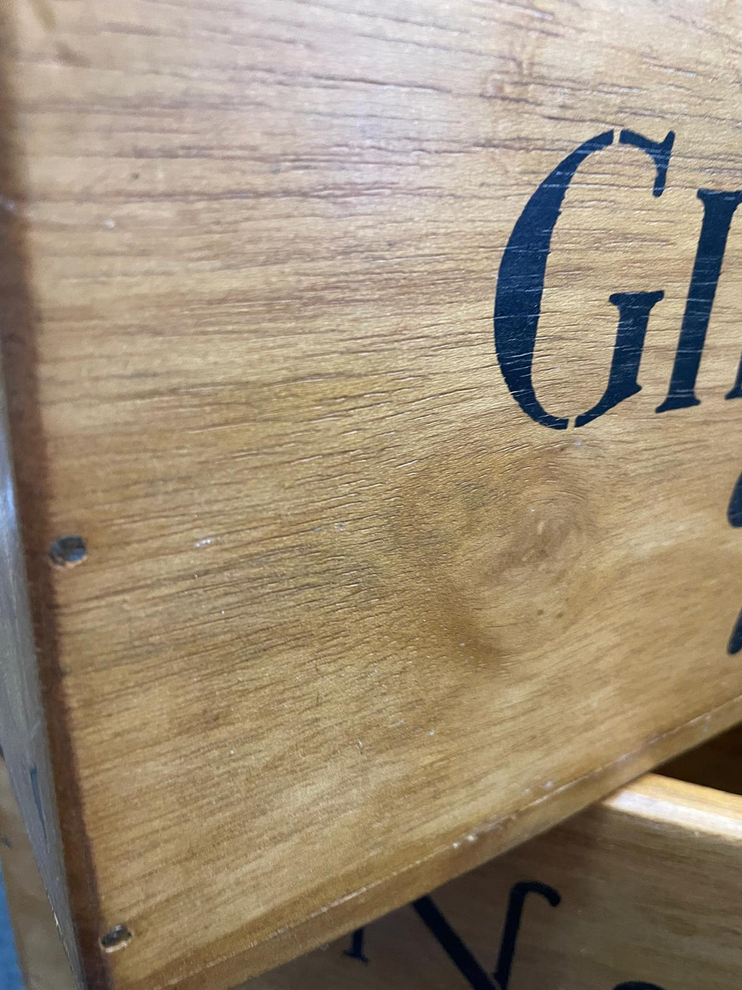 Wooden Crates G & T Bottle wooden display Rustic Natural Finish (S/M/L Size)
