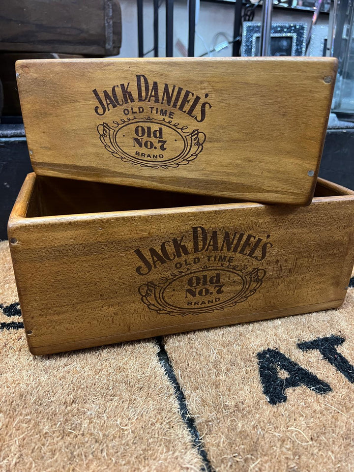 Wooden Crates Bottle display Rustic Natural Finish (S/M Size)