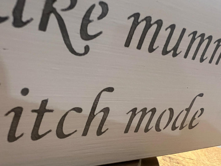 Quirky & Funny Natural Wooden Rope Hanging Wall Art plaques white hand painted