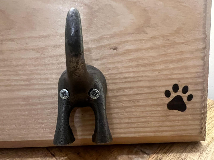 Quirky Wooden Dog Breed Leash Holders – Wall Hooks for Pet Lovers & Paw-rents